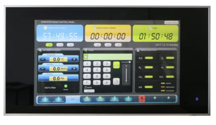 Touch Screen Surgeon Control Panel
